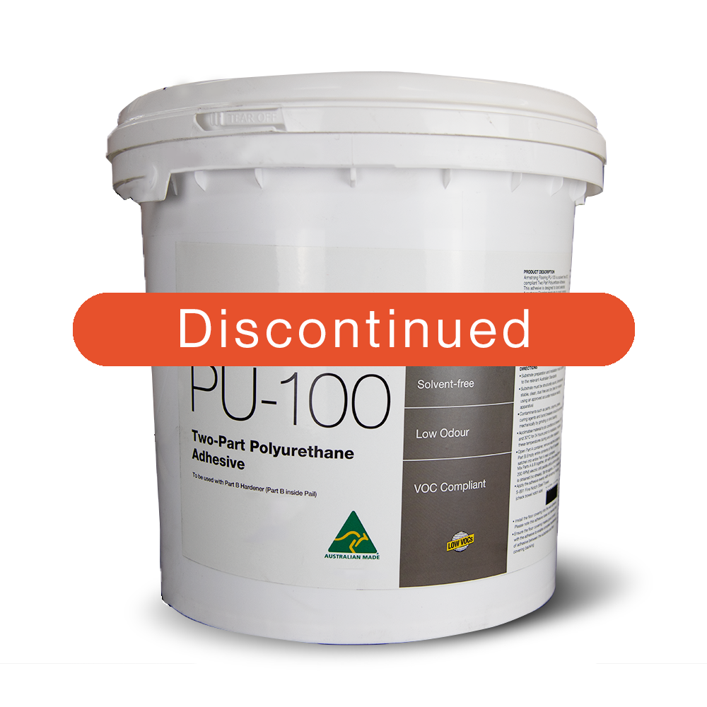 PU-100 Solvent Free 2 Part Polyurethane Sheet Vinyl & Vinyl Tile Flooring Adhesive